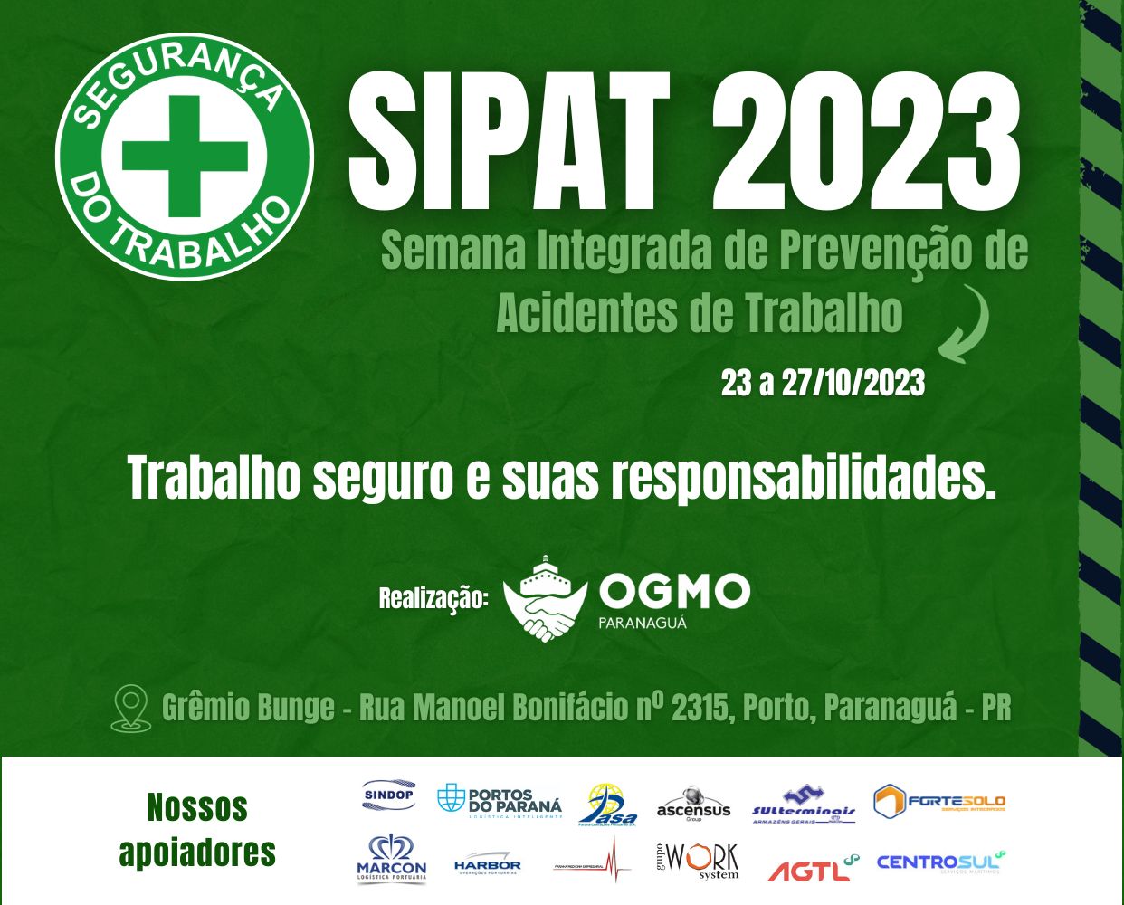 Vem aí! SIPAT 2023